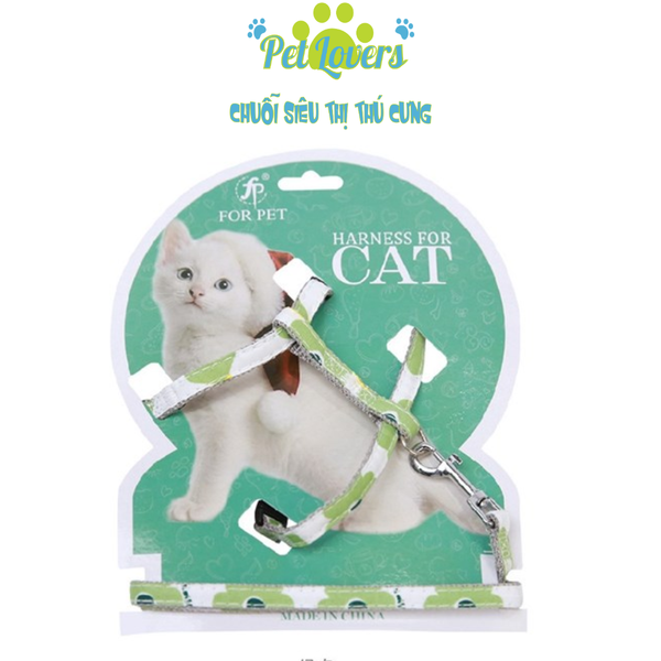 Dây dắt 1.2~1.5m kèm đai yếm chó mèo