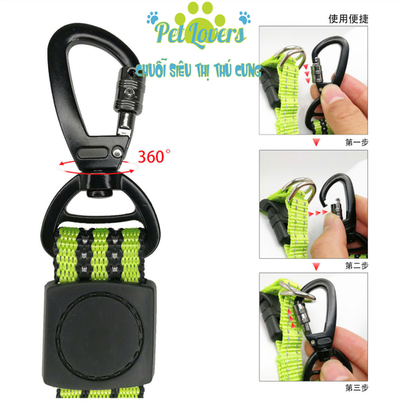 Dây dắt dạ quang 2 màu 1,5m