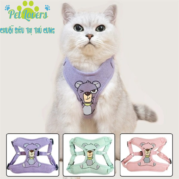 Dây dắt kèm yếm gấu