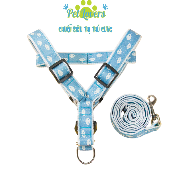 Dây dắt hoạt hình kèm yếm dành cho chó
