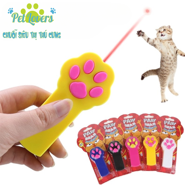 Đèn laser chơi với mèo