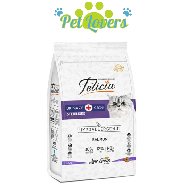 Felicia thức ăn hỗ trợ tiết niệu cho mèo triệt sản vị cá hồi 400g, 2kg