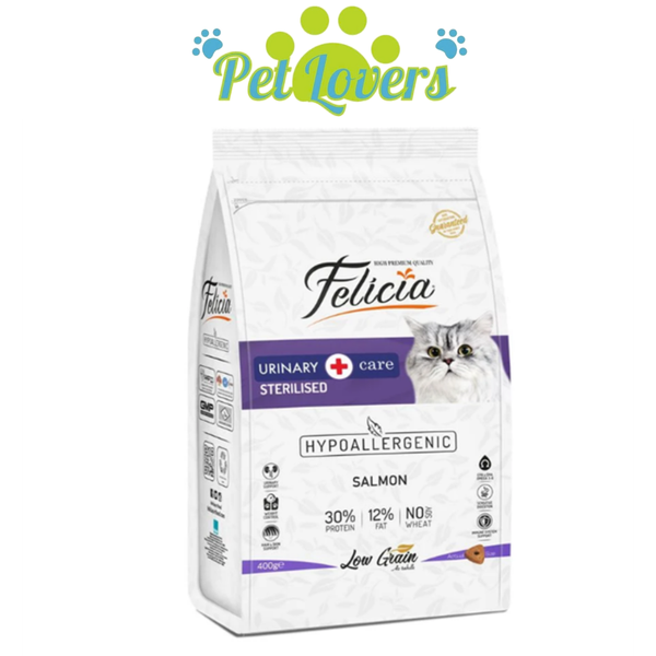Felicia thức ăn hỗ trợ tiết niệu cho mèo triệt sản vị cá hồi 400g, 2kg
