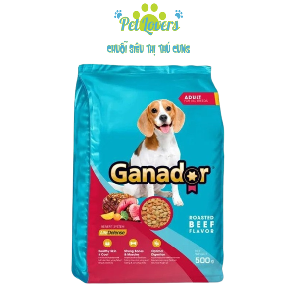 Ganador Hạt chó trưởng thành Vị Bò nướng 3kg