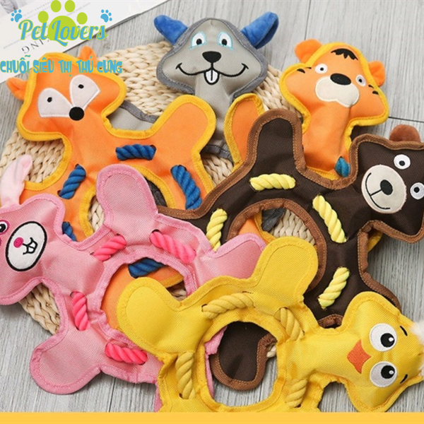 Gặm dây thừng tròn hình thú