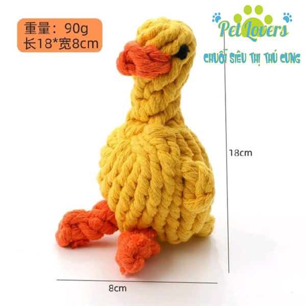 Gặm dây thừng vịt sư tử hươu