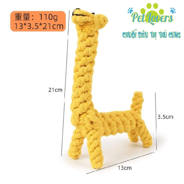 Gặm dây thừng vịt sư tử hươu