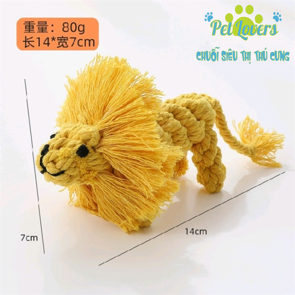Gặm dây thừng vịt sư tử hươu