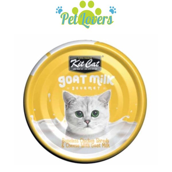 Pate sữa dê Kit Cat cho mèo nhiều vị 70g