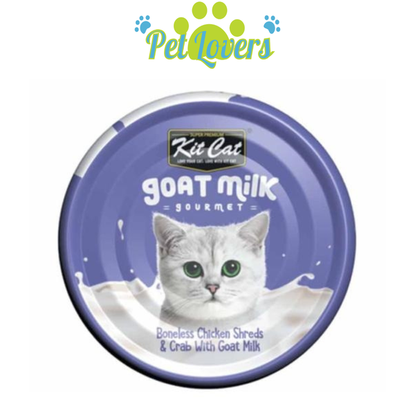 Pate sữa dê Kit Cat cho mèo nhiều vị 70g