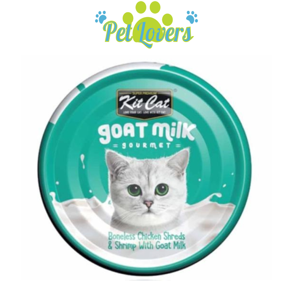 Pate sữa dê Kit Cat cho mèo nhiều vị 70g