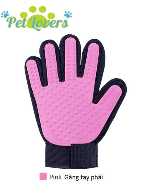 Găng tay vuốt lông chó mèo tay phải