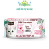 Kit Cat khăn ướt kháng khuẩn 5in1 cho mèo nhiều hương