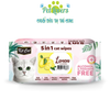 Kit Cat khăn ướt kháng khuẩn 5in1 cho mèo nhiều hương