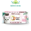Kit Cat khăn ướt kháng khuẩn 5in1 cho mèo nhiều hương