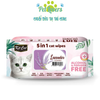 Kit Cat khăn ướt kháng khuẩn 5in1 cho mèo nhiều hương