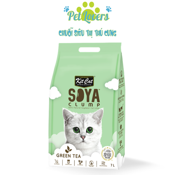 Kit Cat Cát vệ sinh Soya cho mèo 7L