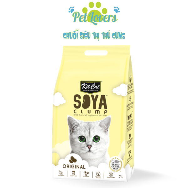 Kit Cat Cát vệ sinh Soya cho mèo 7L