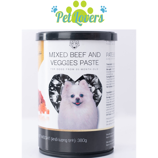 Pate King Pet hỗn hợp lon 380g