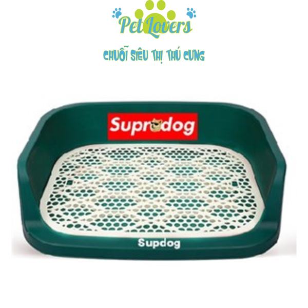 Khay vệ sinh cho chó thành cao Supredog 50*40*13cm