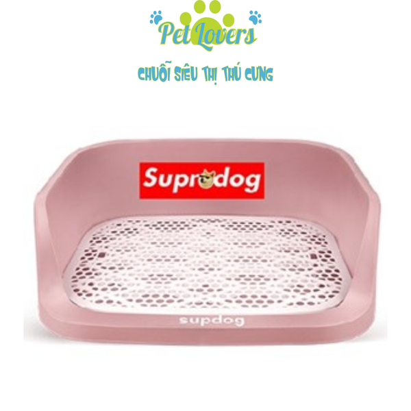 Khay vệ sinh cho chó thành cao Supredog 50*40*13cm