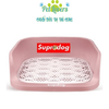 Khay vệ sinh cho chó thành cao Supredog 50*40*13cm