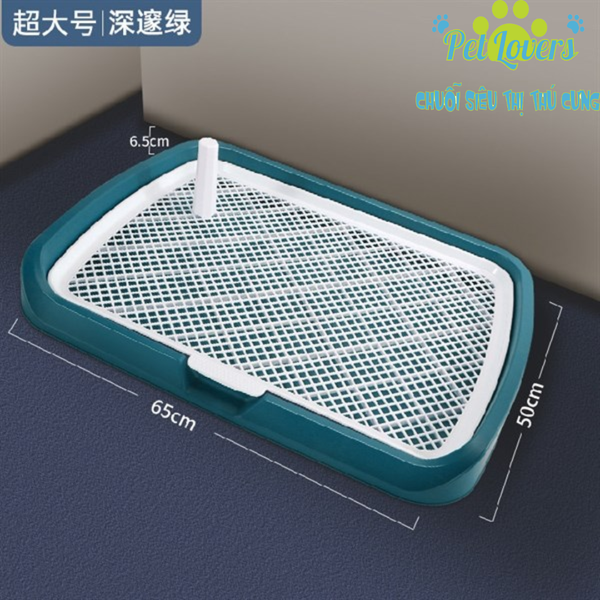 Khay vệ sinh phẳng siêu to 65*50 thành cao 6.5cm