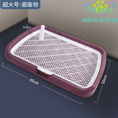 Khay vệ sinh phẳng siêu to 65*50 thành cao 6.5cm