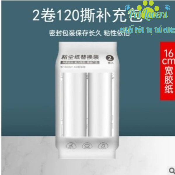 Set 2 cuộn lăn lông thay thế 120 miếng