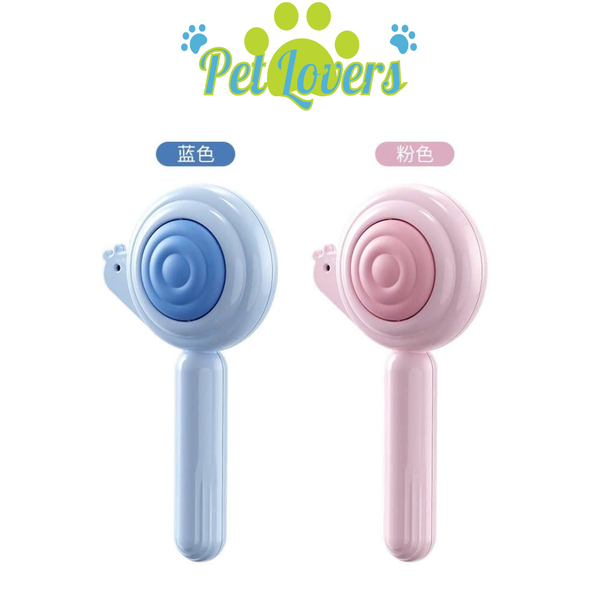 Lược chải lông ốc sên nút bấm