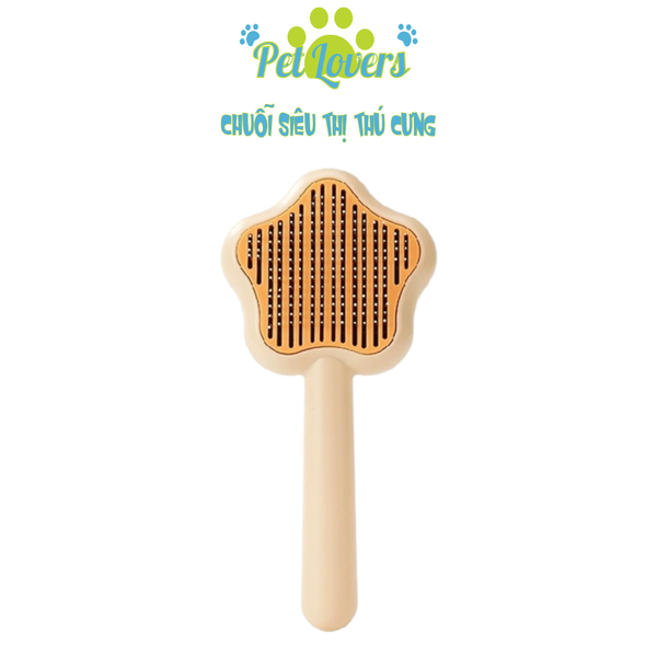 Lược chải lông nút bấm ngôi sao