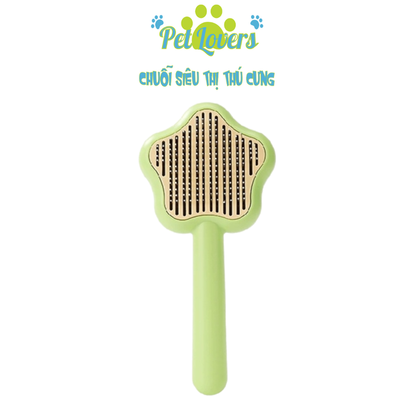 Lược chải lông nút bấm ngôi sao