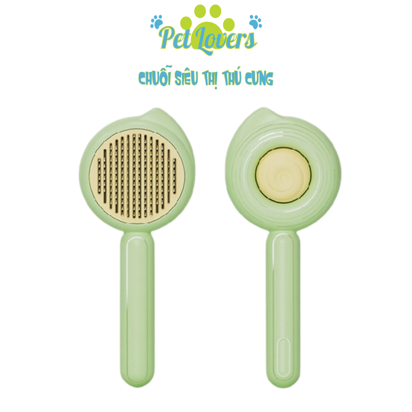 Lược chải lông ốc biển nút bấm lấy lông