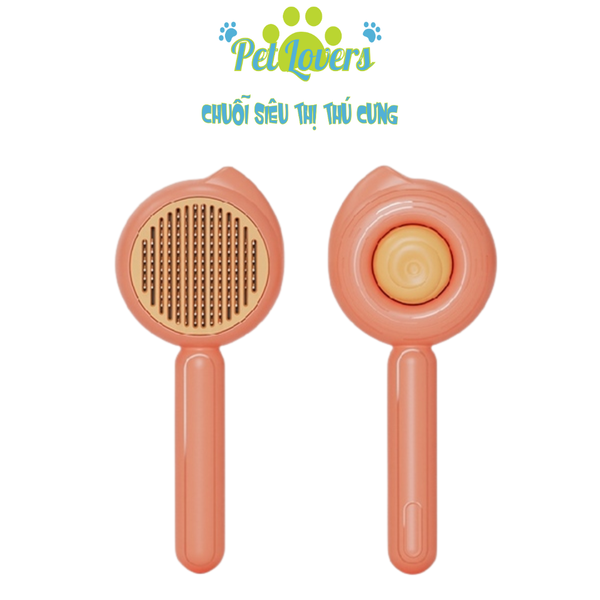 Lược chải lông ốc biển nút bấm lấy lông