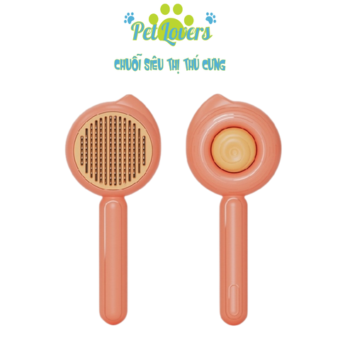 Lược chải lông ốc biển nút bấm lấy lông