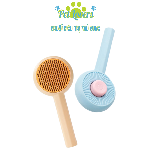 Lược chải lông lốc xoáy nút bấm lấy lông