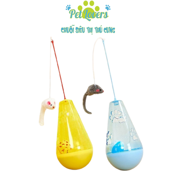 Lật đật kèm lục lạc cần câu con chuột