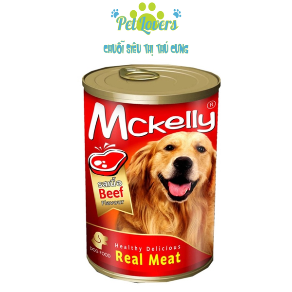 Thịt hộp cho chó McKelly nhiều vị