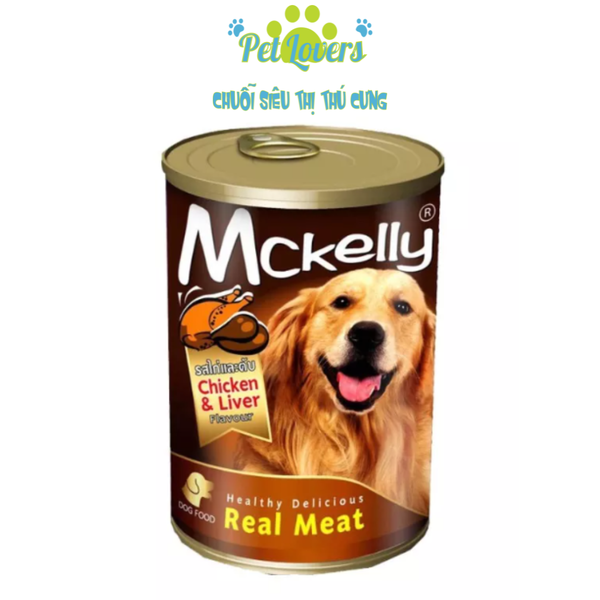 Thịt hộp cho chó McKelly nhiều vị