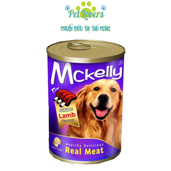 Thịt hộp cho chó McKelly nhiều vị