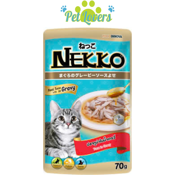 Pate Nekko Gravy cá ngừ mix 70g
