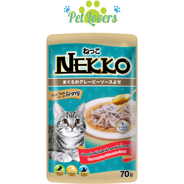 Pate Nekko Gravy cá ngừ mix 70g
