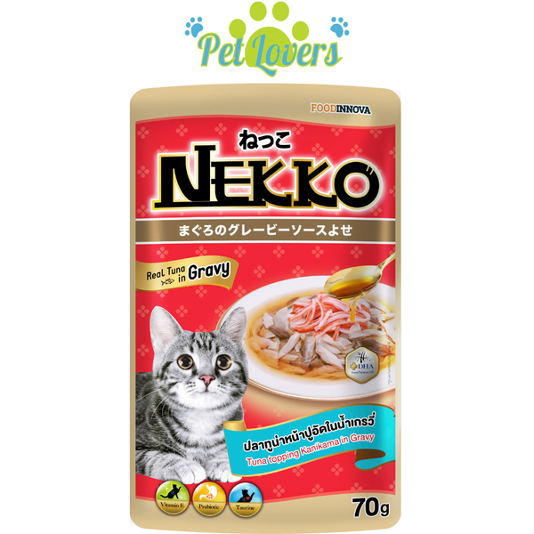 Pate Nekko Gravy cá ngừ mix 70g