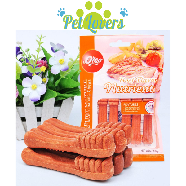 Orgo xương gặm sạch răng cho chó 90g