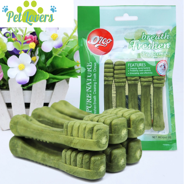 Orgo xương gặm sạch răng cho chó 90g