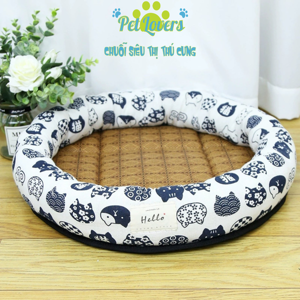 Ổ nằm tròn đệm lót làm mát M 50cm