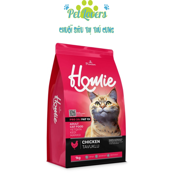 Homie hạt mèo trưởng thành vị gà 1kg