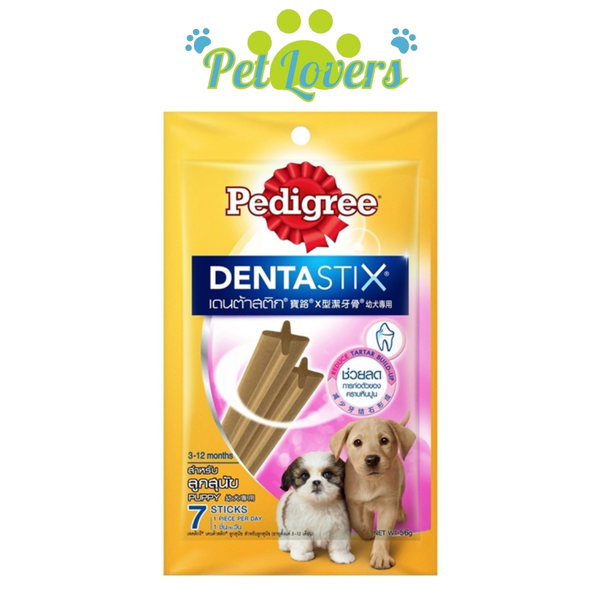 Pedigree Denta Stix thức ăn bổ sung cho chó con thịt gà xông khói 56g