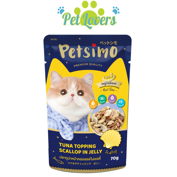 Pate Petsimo Jelly cho mèo 70g