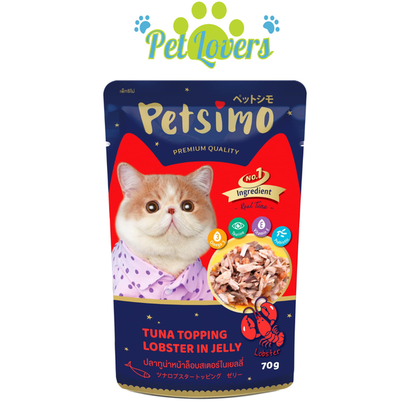 Pate Petsimo Jelly cho mèo 70g